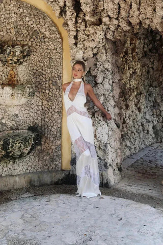 Cerys Lace Cut-Out Maxi Dress