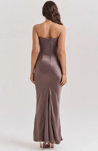 Cora Strapless Bandeau Maxi Dress