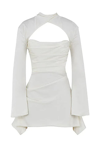 Maia Long Sleeve Cut-Out Mini Dress