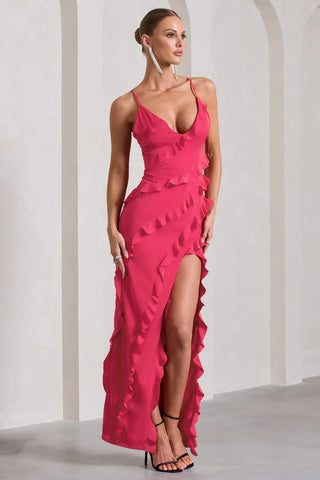 Penelope Ruffle Maxi Dress
