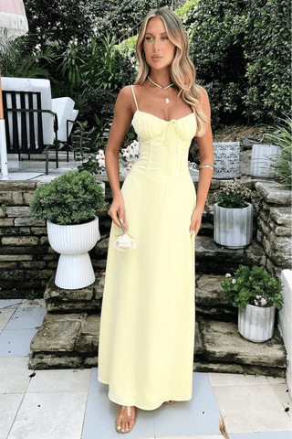 Brielle Sweetheart Corset Maxi Dress