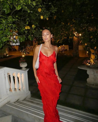 Penelope Ruffle Maxi Dress