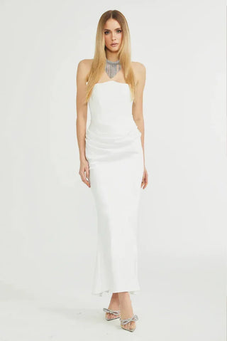 Lumi Strapless Corset Maxi Dress