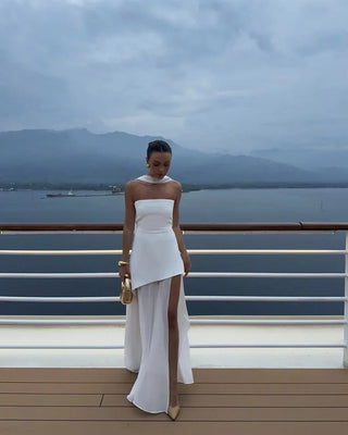 Elodie Asymmetrical Maxi Dress