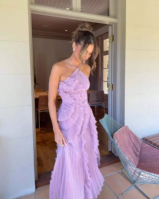 Willow Tiered Pleated Maxi Dress