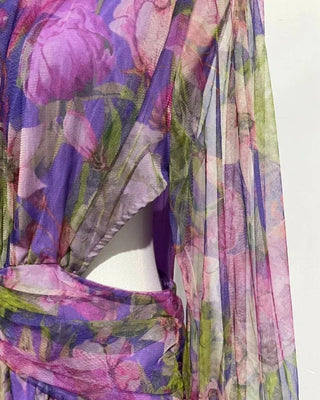 Elysia One-Shoulder Split Maxi Dress