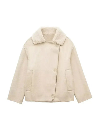 Blythe Faux Shearling Aviator Jacket