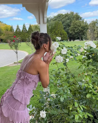 Willow Tiered Pleated Maxi Dress