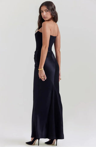 Cora Strapless Bandeau Maxi Dress