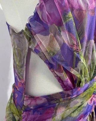 Elysia One-Shoulder Split Maxi Dress