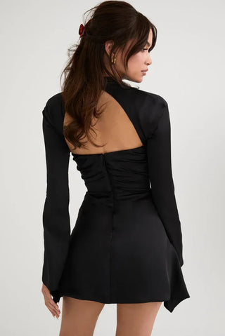 Maia Long Sleeve Cut-Out Mini Dress