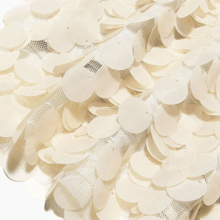 Celeste Sequin Mini Skirt – Cream