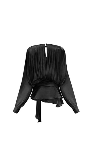 Selena Pleated Ruffle Mini Dress