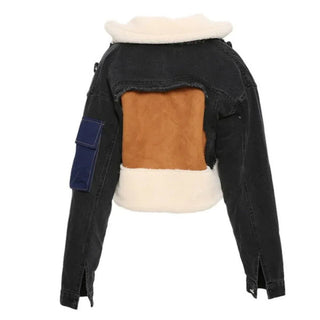 Renata Denim Shearling Jacket