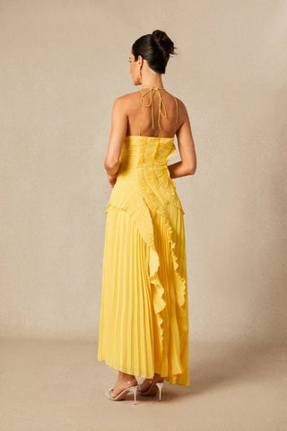 Willow Tiered Pleated Maxi Dress
