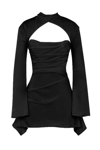 Maia Long Sleeve Cut-Out Mini Dress