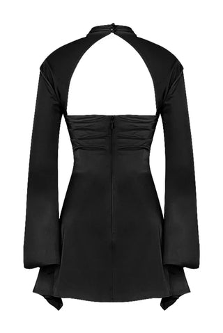 Maia Long Sleeve Cut-Out Mini Dress