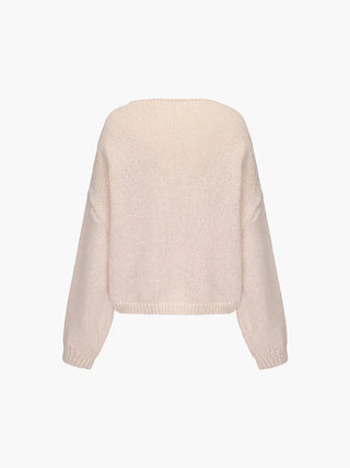 Taela Cozy Weave Knit Cardigan