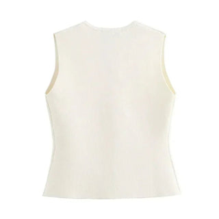 Seren Textured Knit Waistcoat